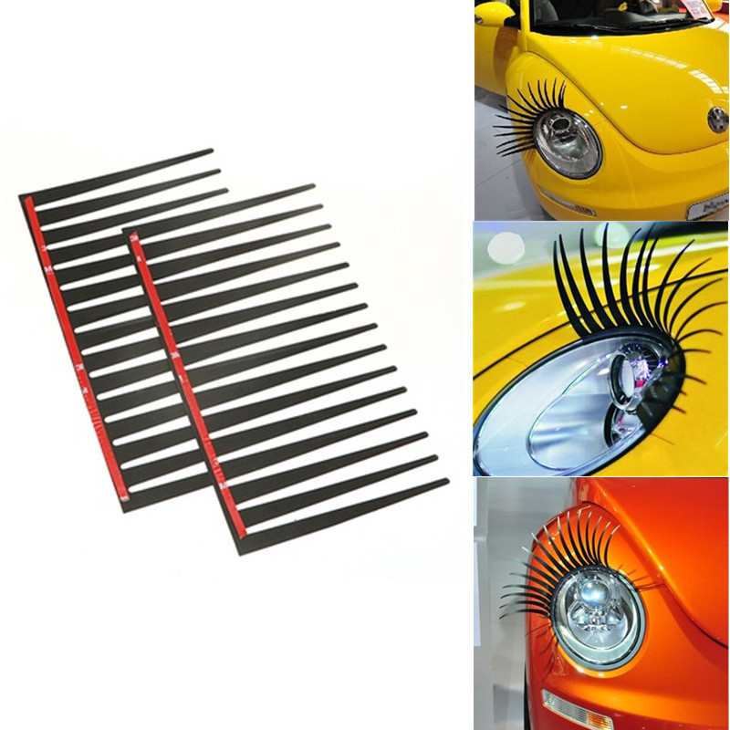 1pair Headlight Black Eyelash  - огляд і ціна Lash Mapping Sticker