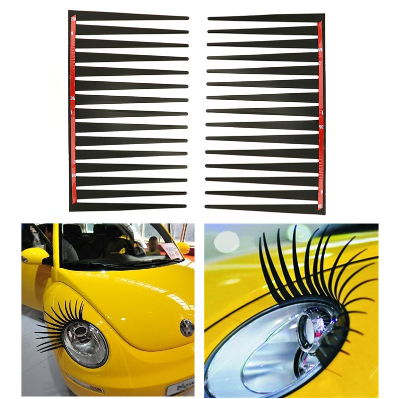 1pair Headlight Black Eyelash  - огляд і ціна Lash Mapping Sticker