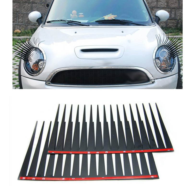 1pair Headlight Black Eyelash  - огляд і ціна Lash Mapping Sticker