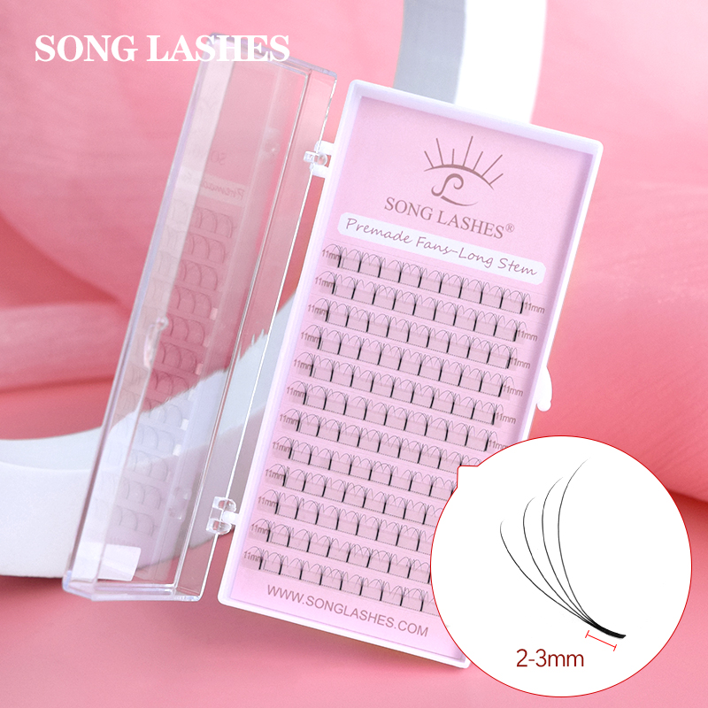 SONGLASHES Long Root 2D to 6D  - огляд і ціна Eyelash Extension Russian Volume