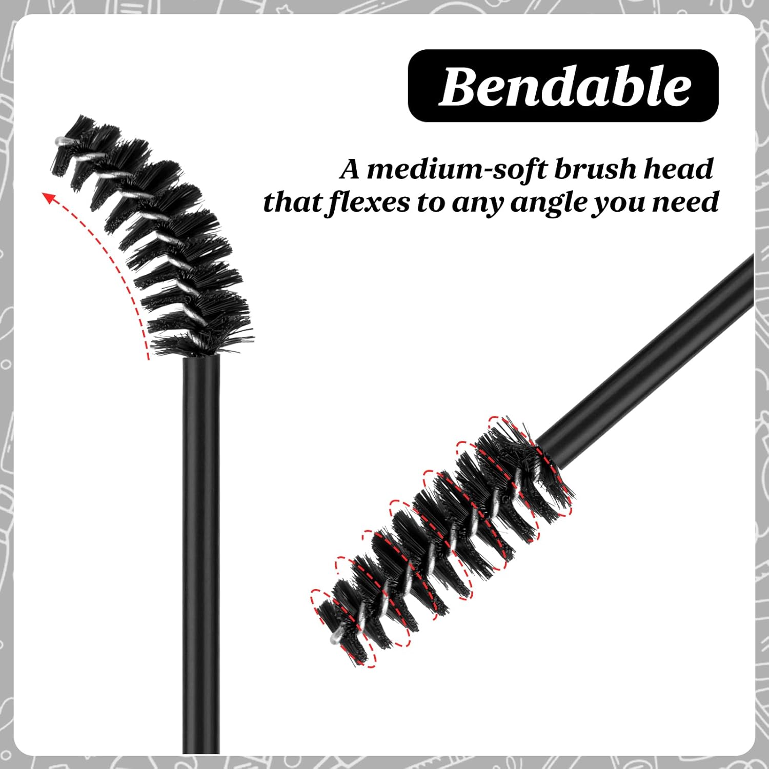 600 Pcs Disposable Mascara Wan - огляд і ціна Eyelash Extension Images Free
