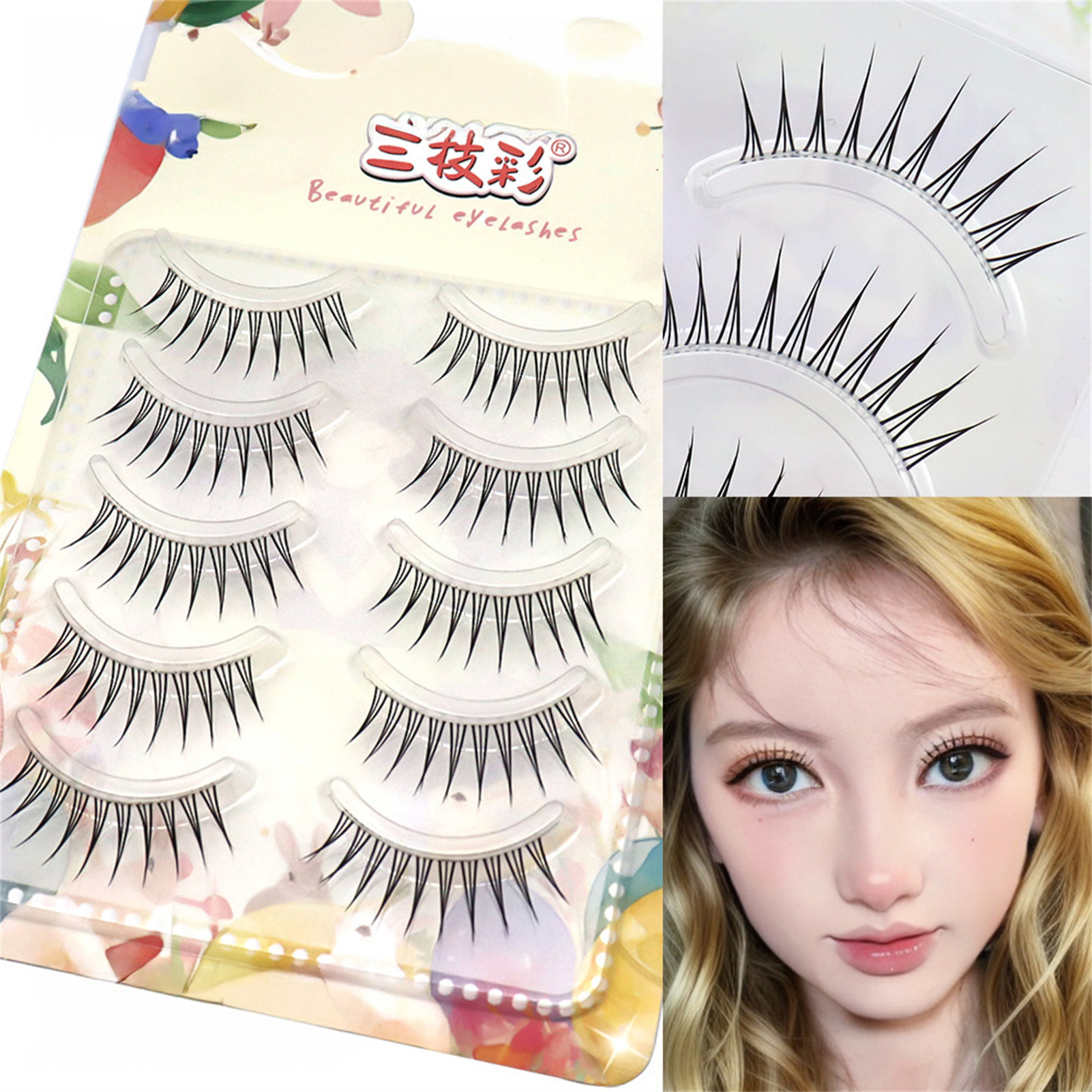 5 Pairs Japanese Korean Style  - огляд і ціна Eyelash Extension Japanese Style
