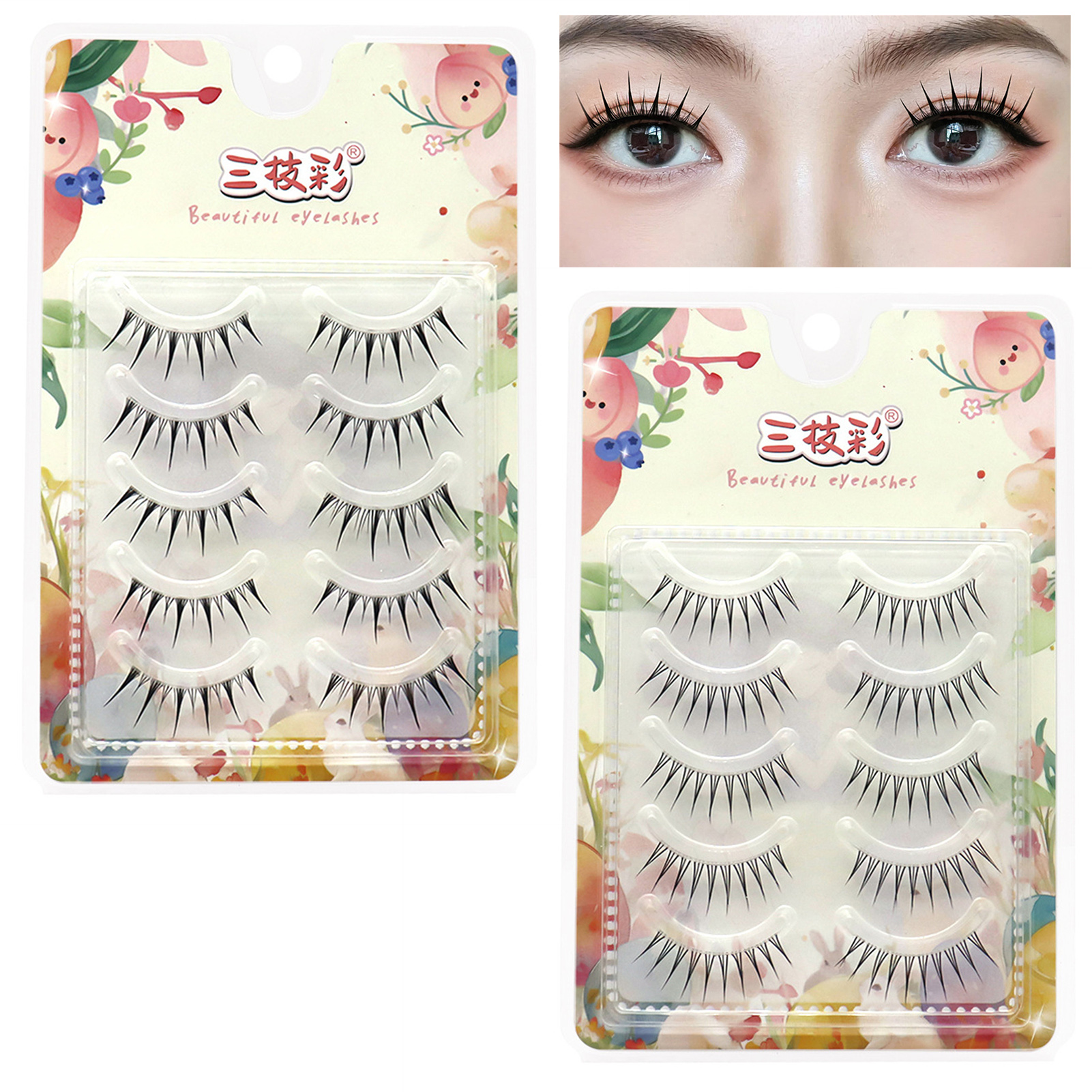 5 Pairs Japanese Korean Style  - огляд і ціна Eyelash Extension Japanese Style