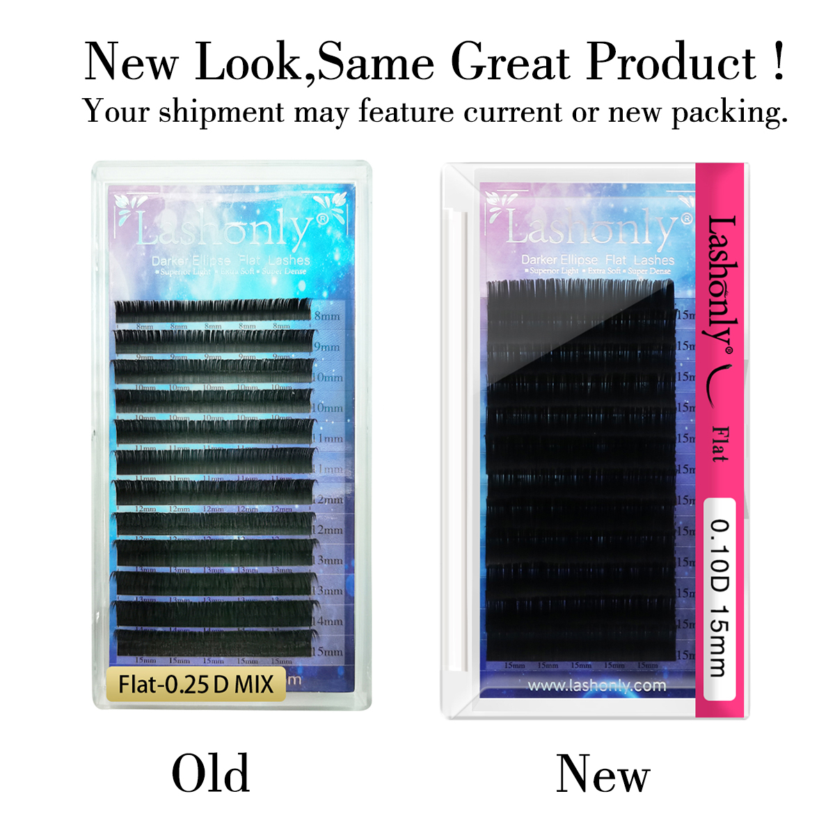 Lashonly Darker Flat Lashes Sp - огляд і ціна Eyelash Extension Human Hair