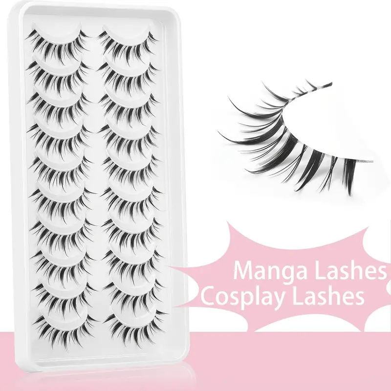 10 pairs of cartoon demon eyel - огляд і ціна Eyelash Extension Korea