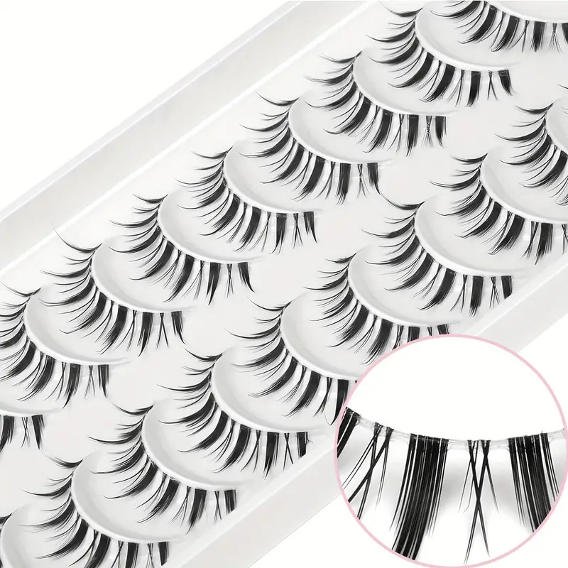10 pairs of cartoon demon eyel - огляд і ціна Eyelash Extension Korea