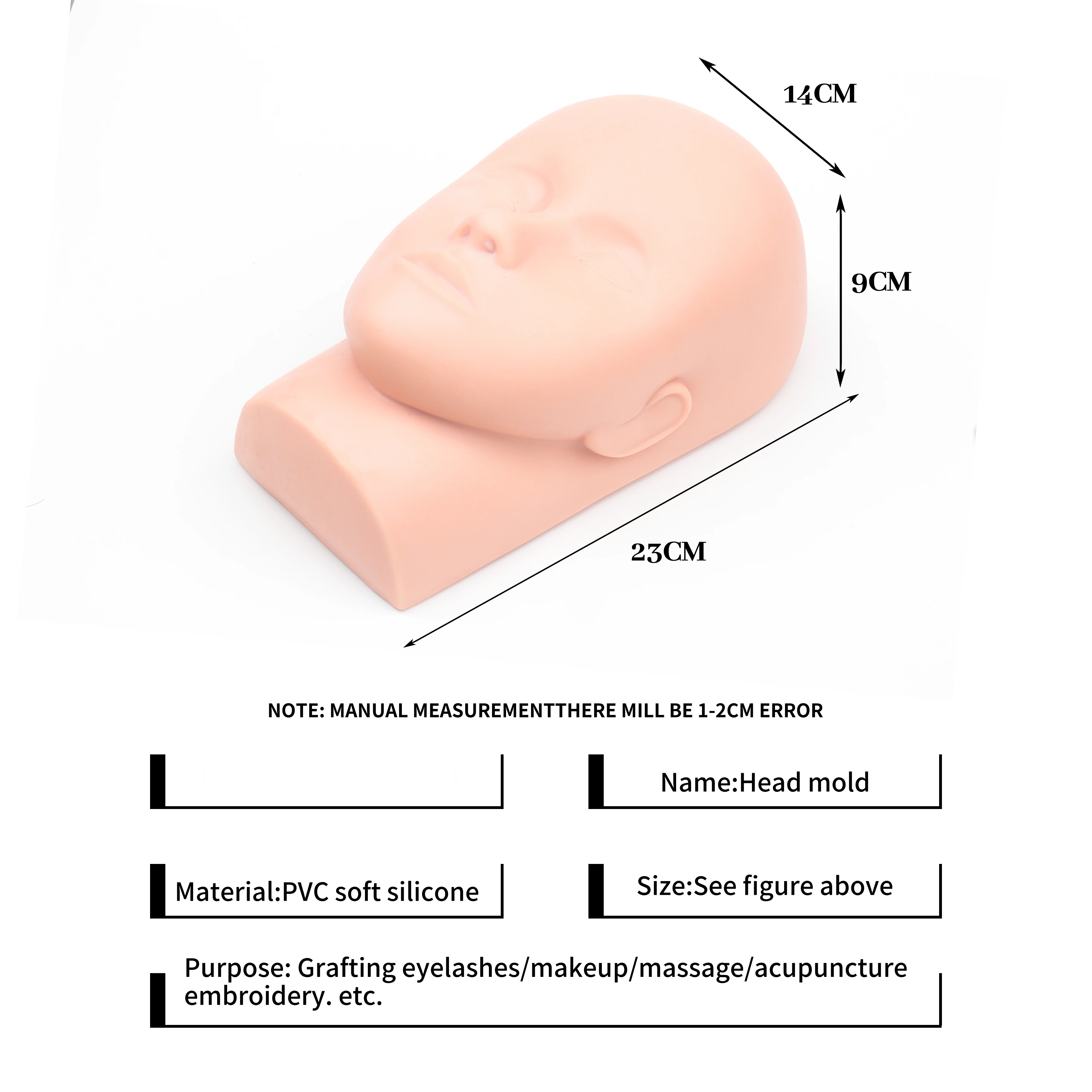 1pcs Training Head&10 sheet La - огляд і ціна Lash Mapping Sticker