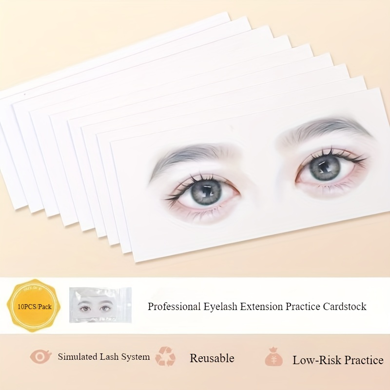 Reusable Eyelash Mapping Cards - огляд і ціна Lash Mapping Sticker