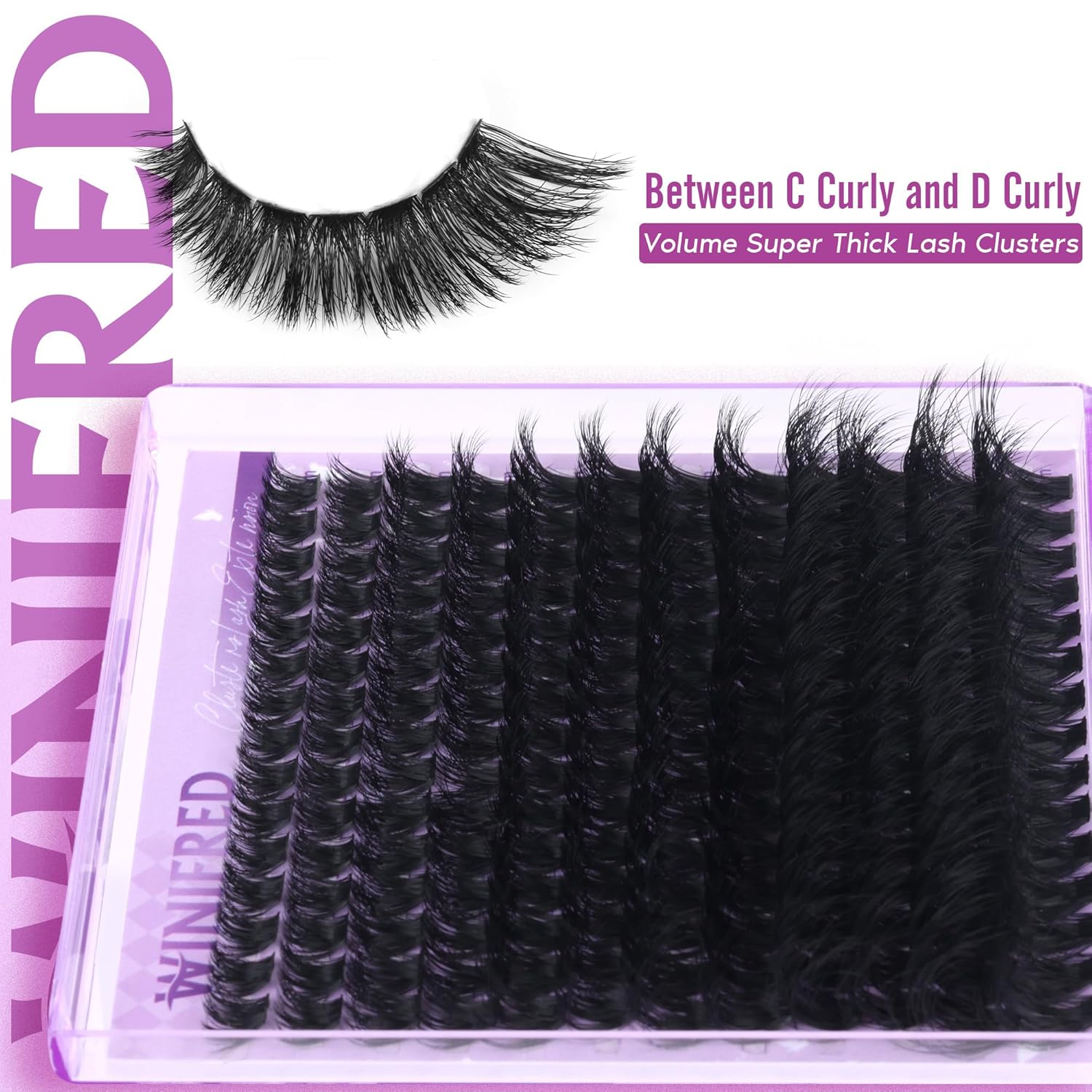 Thick Lash Clusters Kit 100D V - огляд і ціна Eyelash Extension Images Free