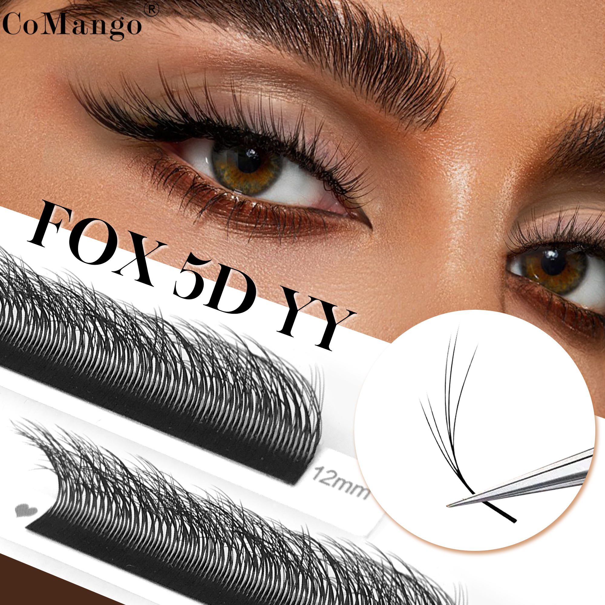 CoMango Premium Mutil-layer Sl - огляд і ціна Eyelash Extension Hybrid