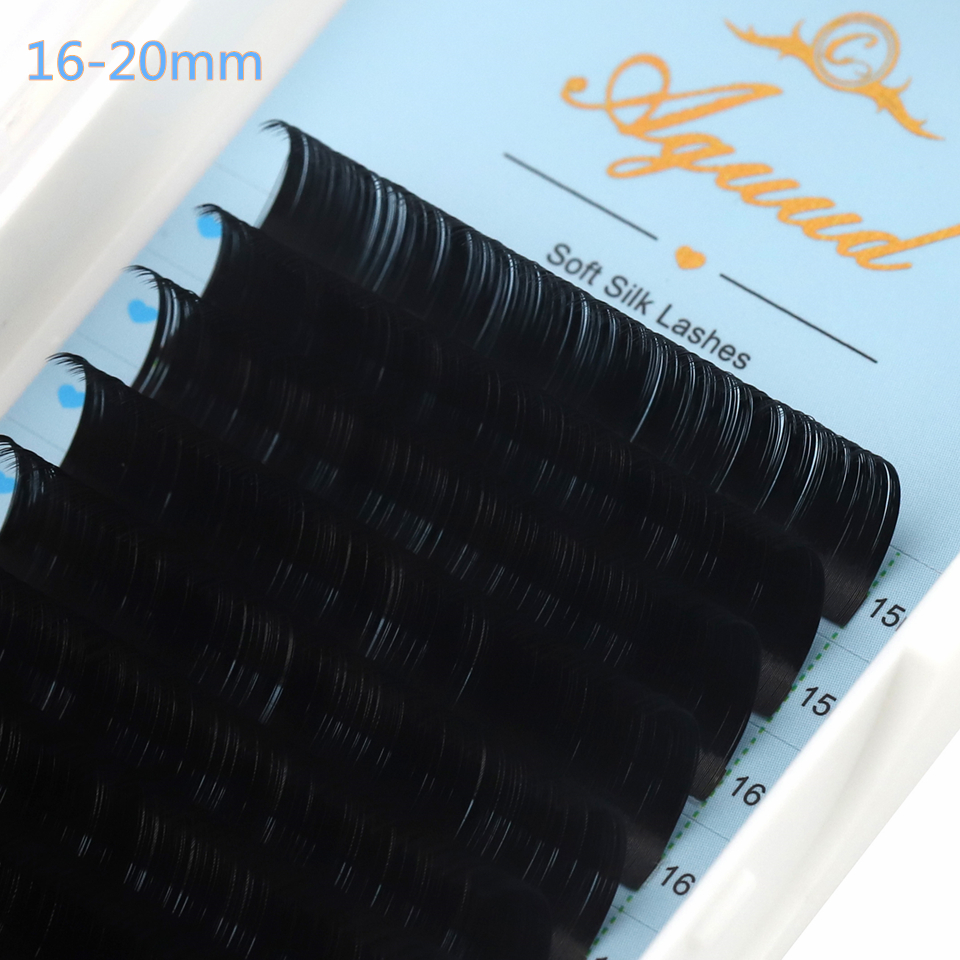 AGUUD 16 Rows Long 16-20mm Eye - огляд і ціна Eyelash Extension Human Hair