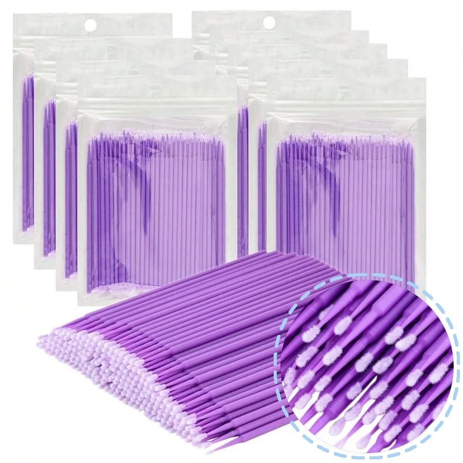 100pcs Micro Eyelash Applicato - огляд і ціна Micro Brush Applicator