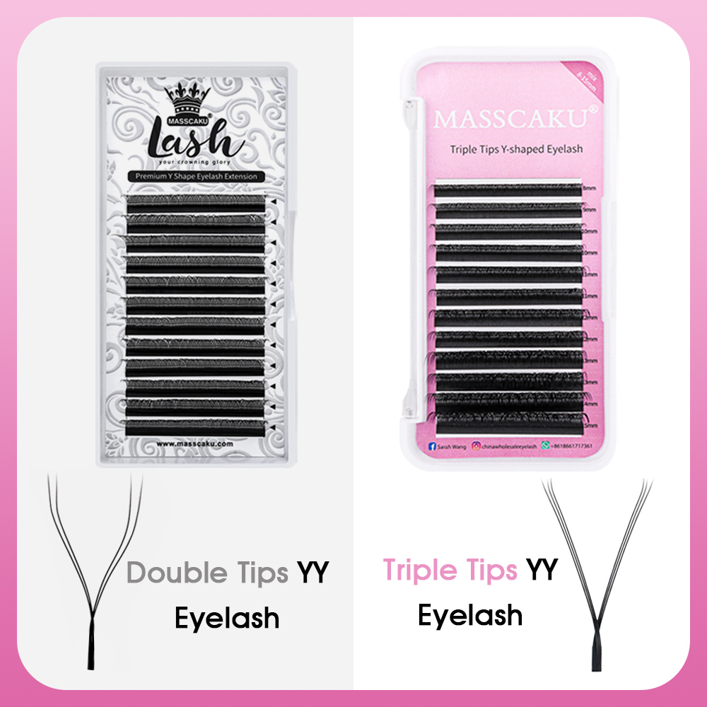MASSCAKU Hot Selling Natural P - огляд і ціна Eyelash Extension Russian Volume
