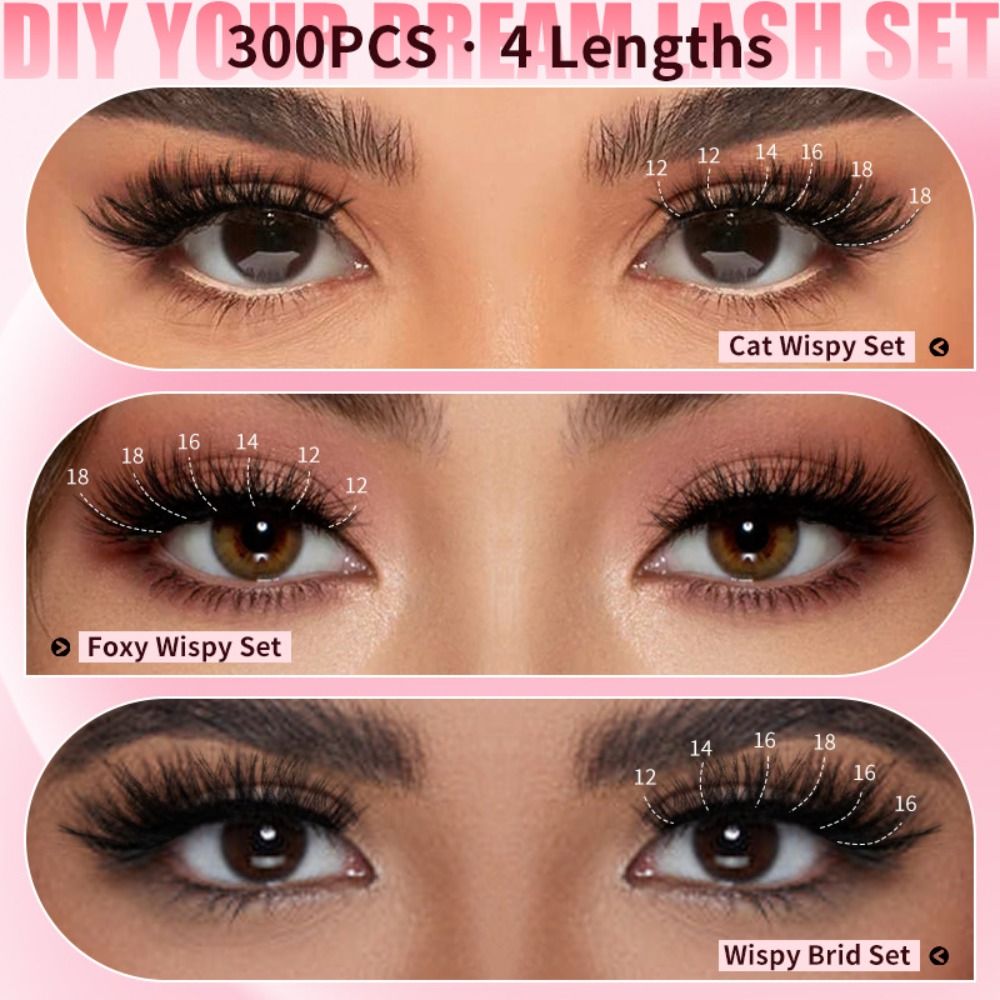 Natural Look False Eyelashes B - огляд і ціна Eyelash Extension Natural Look