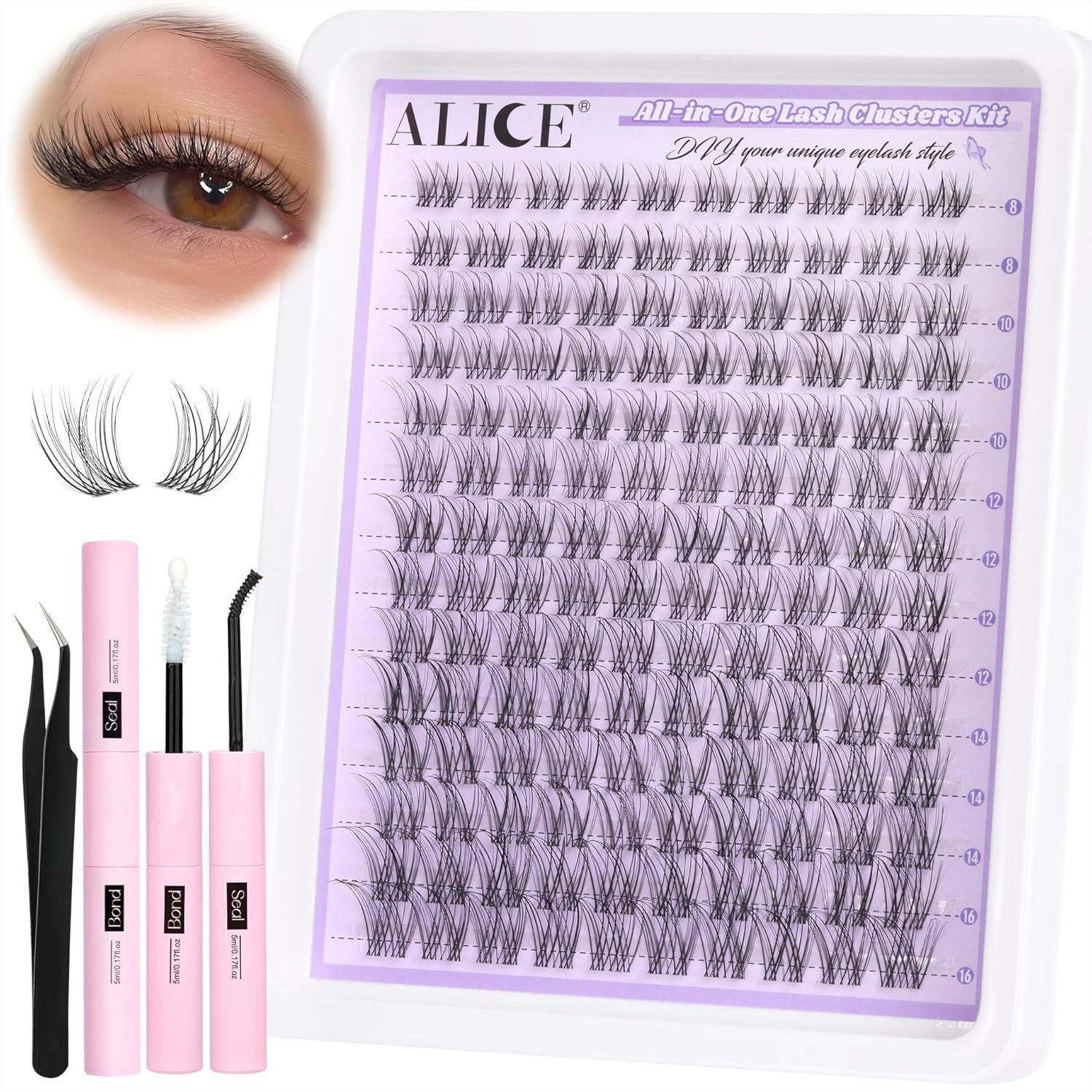 Lash Clusters Kit Natural Wisp - огляд і ціна Eyelash Extension Images Free