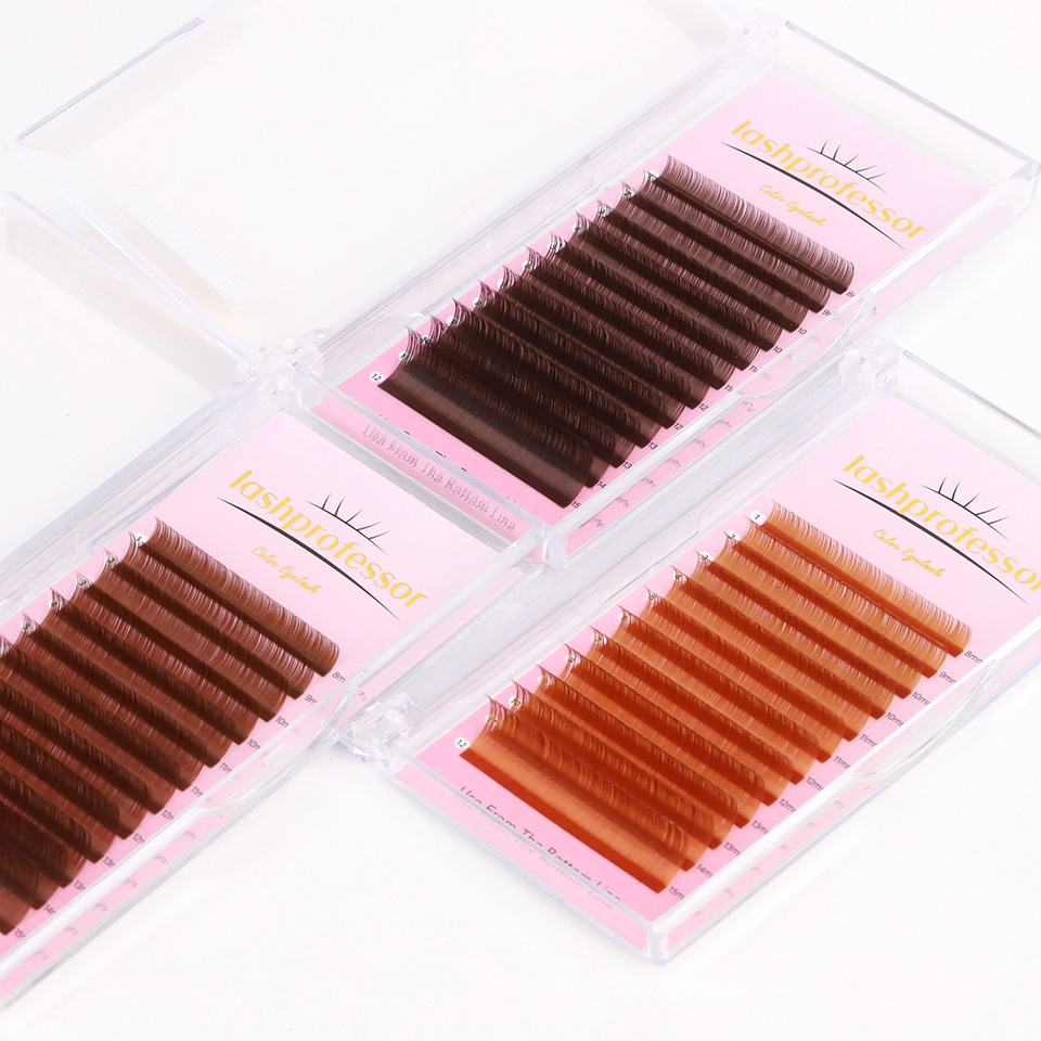 Dark Brown Eyelash Extension 0 - огляд і ціна Eyelash Extension Russian Volume