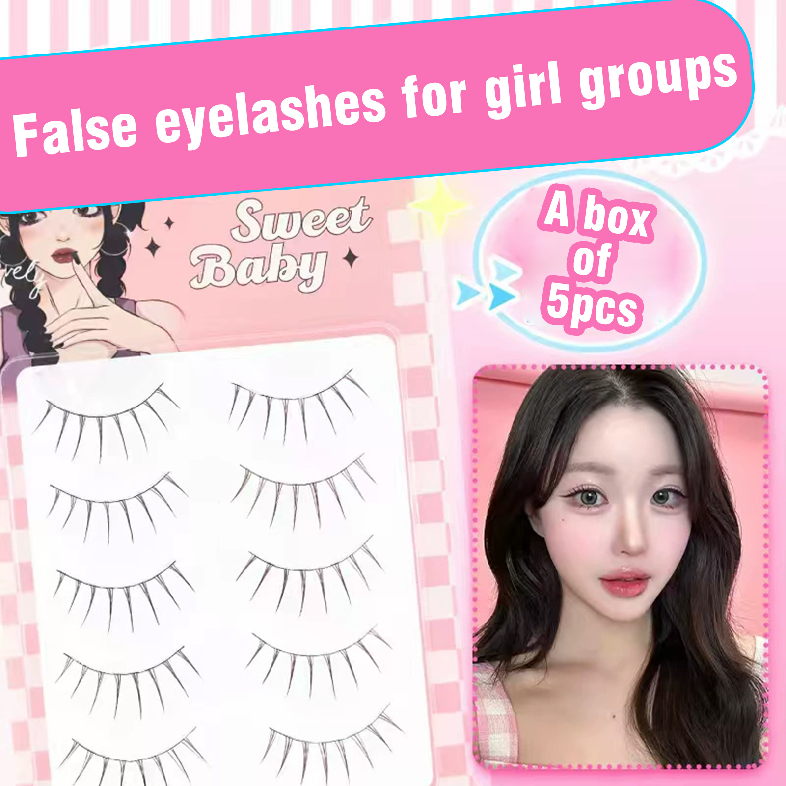 One Piece False Eyelashes Japa - огляд і ціна Eyelash Extension Japanese Style