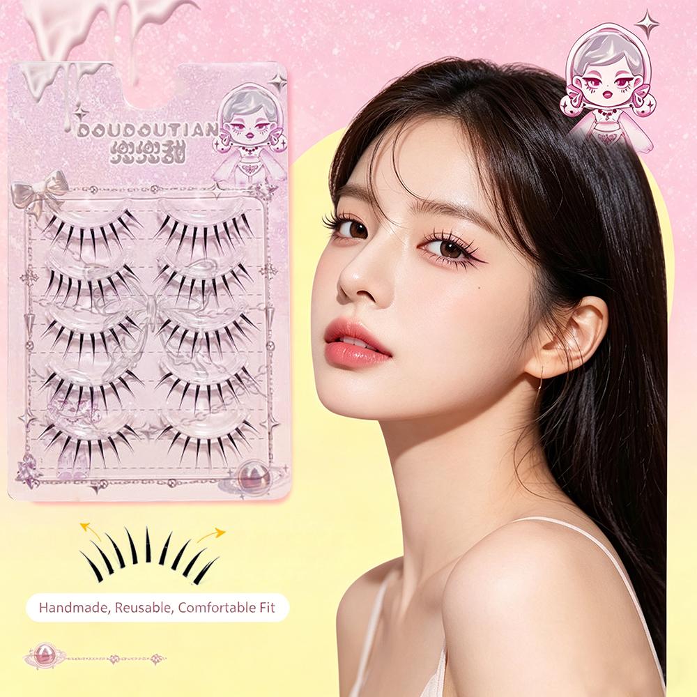 5 Pairs Natural False Eyelashe - огляд і ціна Eyelash Extension Japanese Style