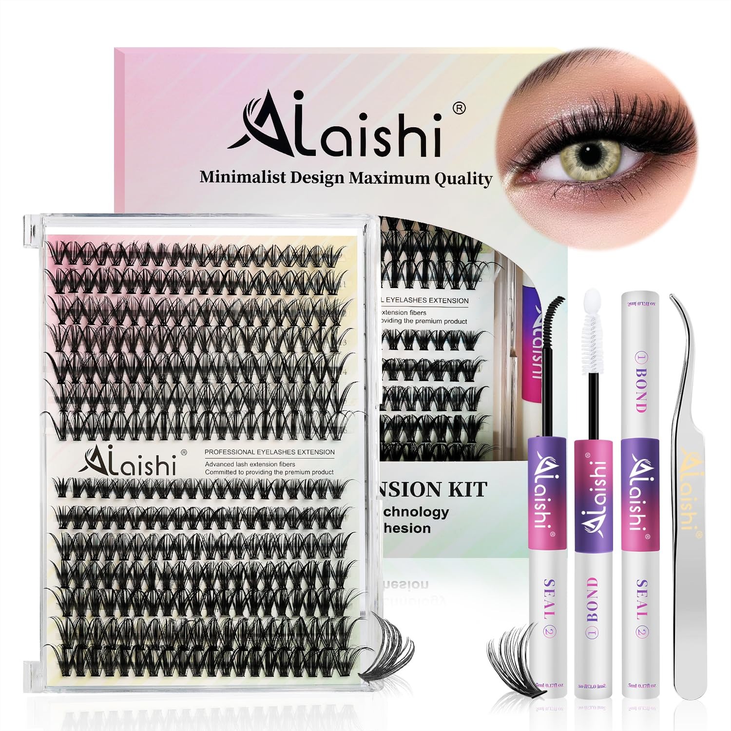 Lash Clusters Kit, DIY Cluster - огляд і ціна Eyelash Extension Images Free