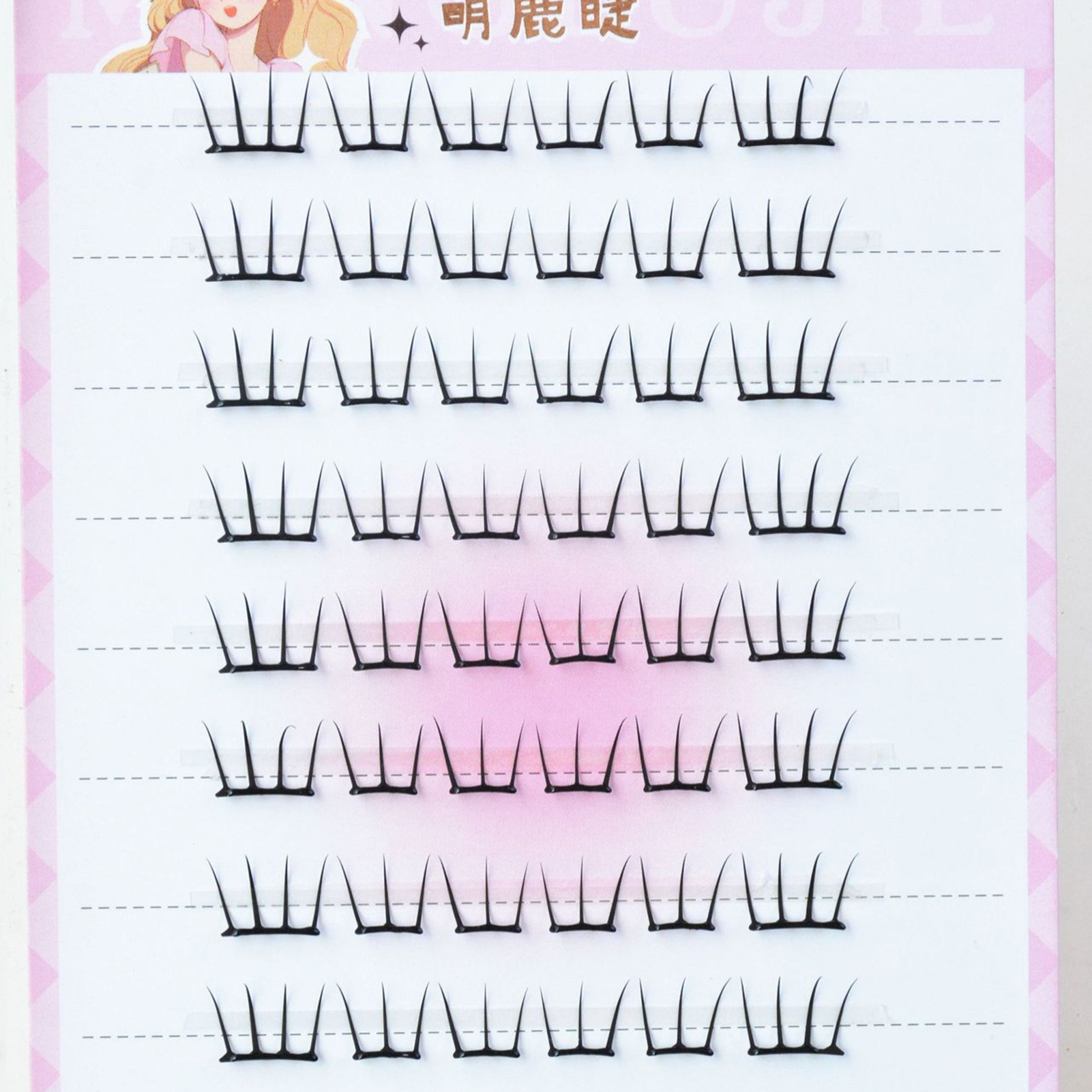 Self Adhesive Cluster Lashes I - огляд і ціна Eyelash Extension Korea