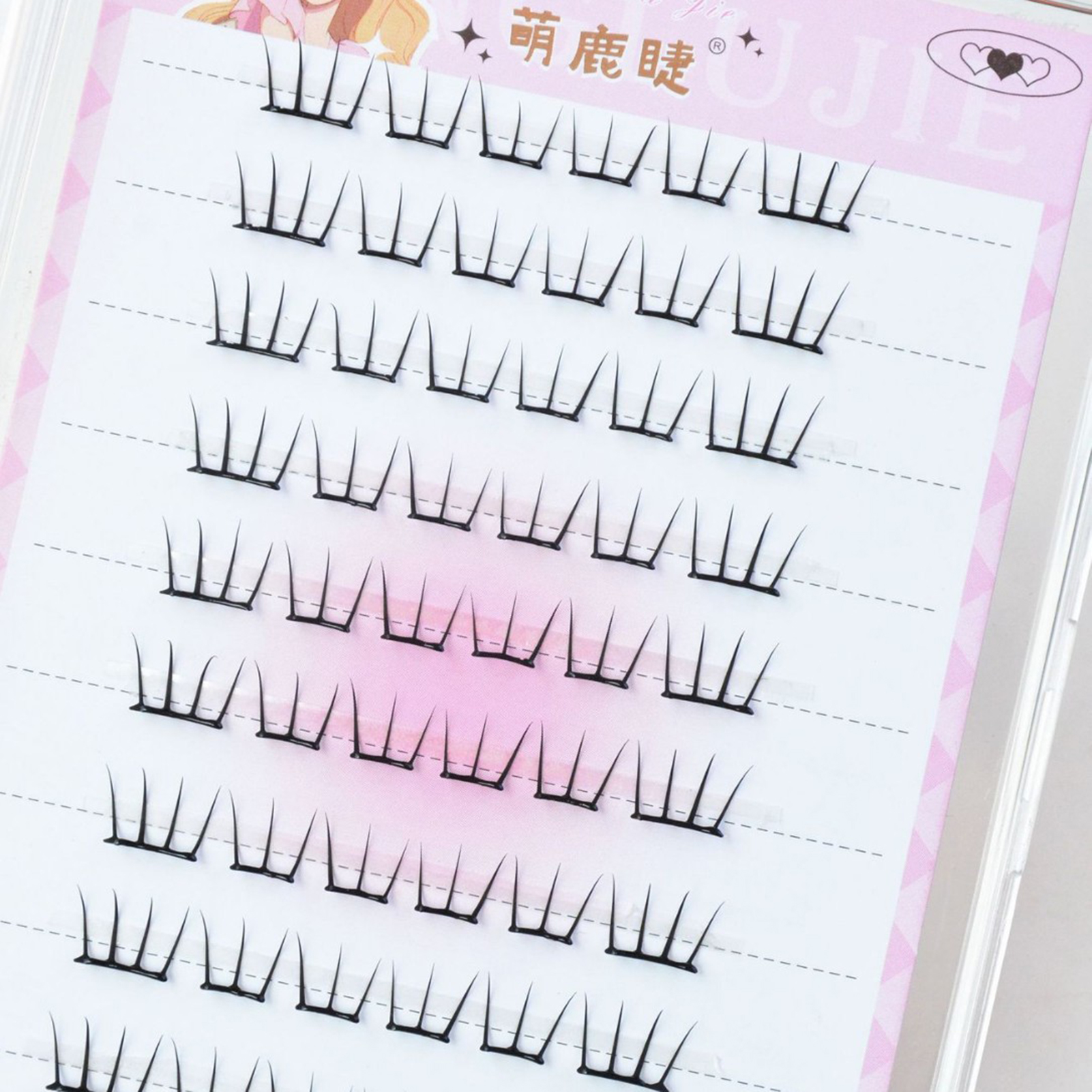 Self Adhesive Cluster Lashes I - огляд і ціна Eyelash Extension Korea