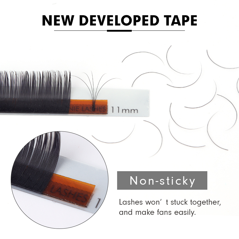 Genielash 0.07-0.25 Extension  - огляд і ціна Eyelash Extension Hybrid