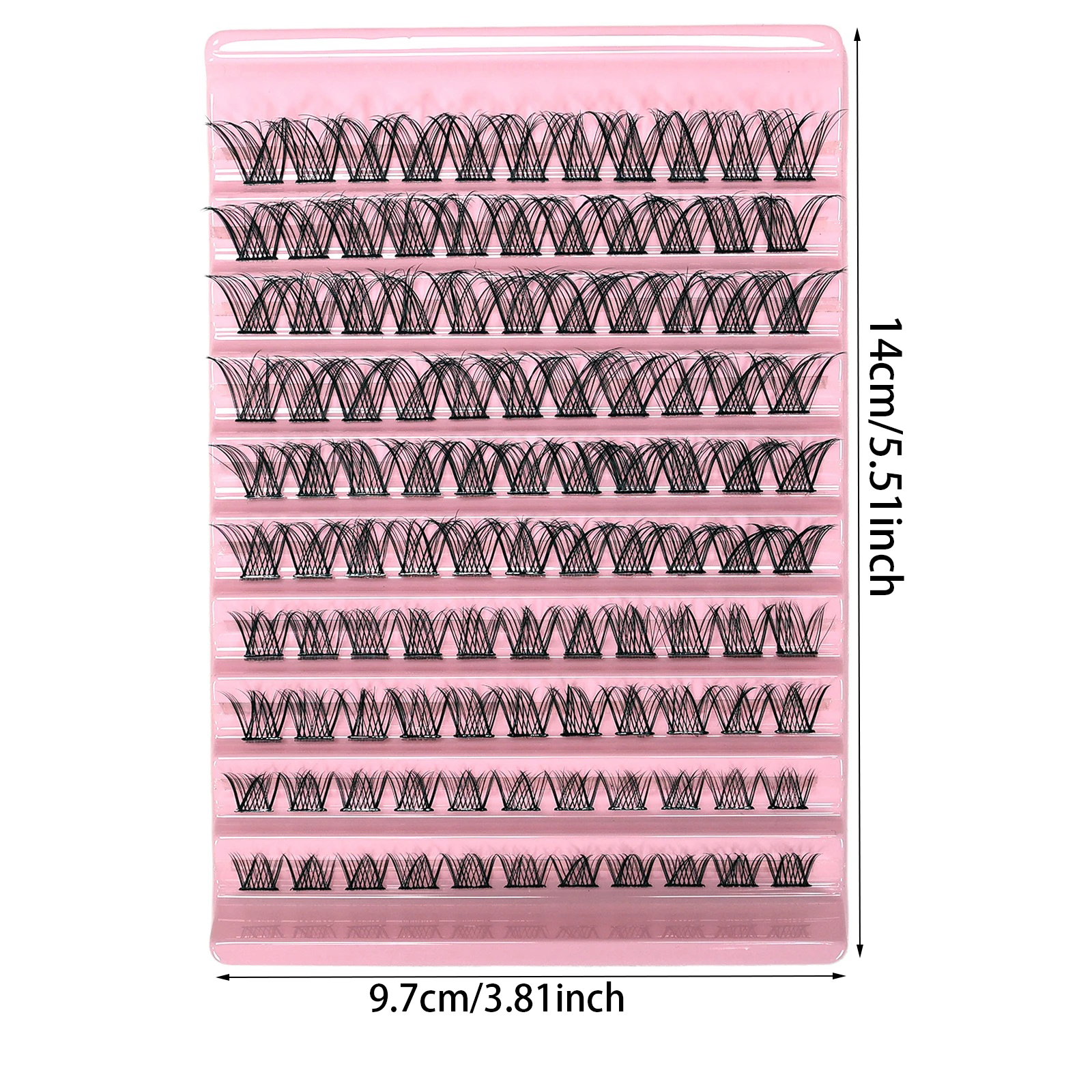 110Pcs Cluster Eyelash Extensi - огляд і ціна Eyelash Extension Hybrid