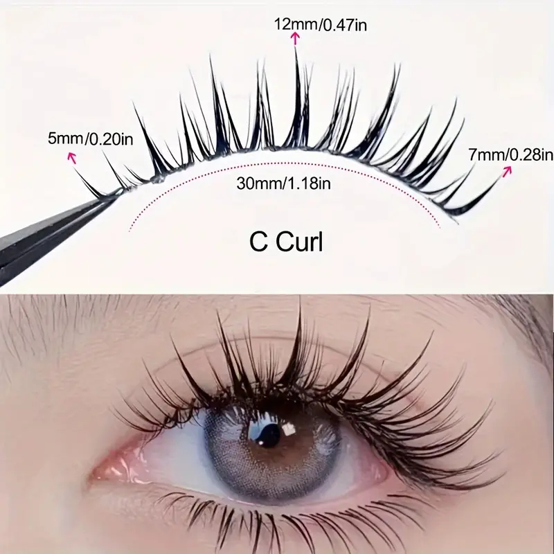 Five Rows Of Natural Whole Fal - огляд і ціна Eyelash Extension Japanese Style