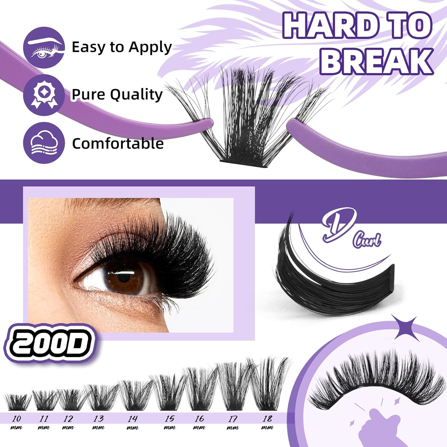 Fluffy Lash Clusters Kit, Ultr - огляд і ціна Eyelash Extension Images Free