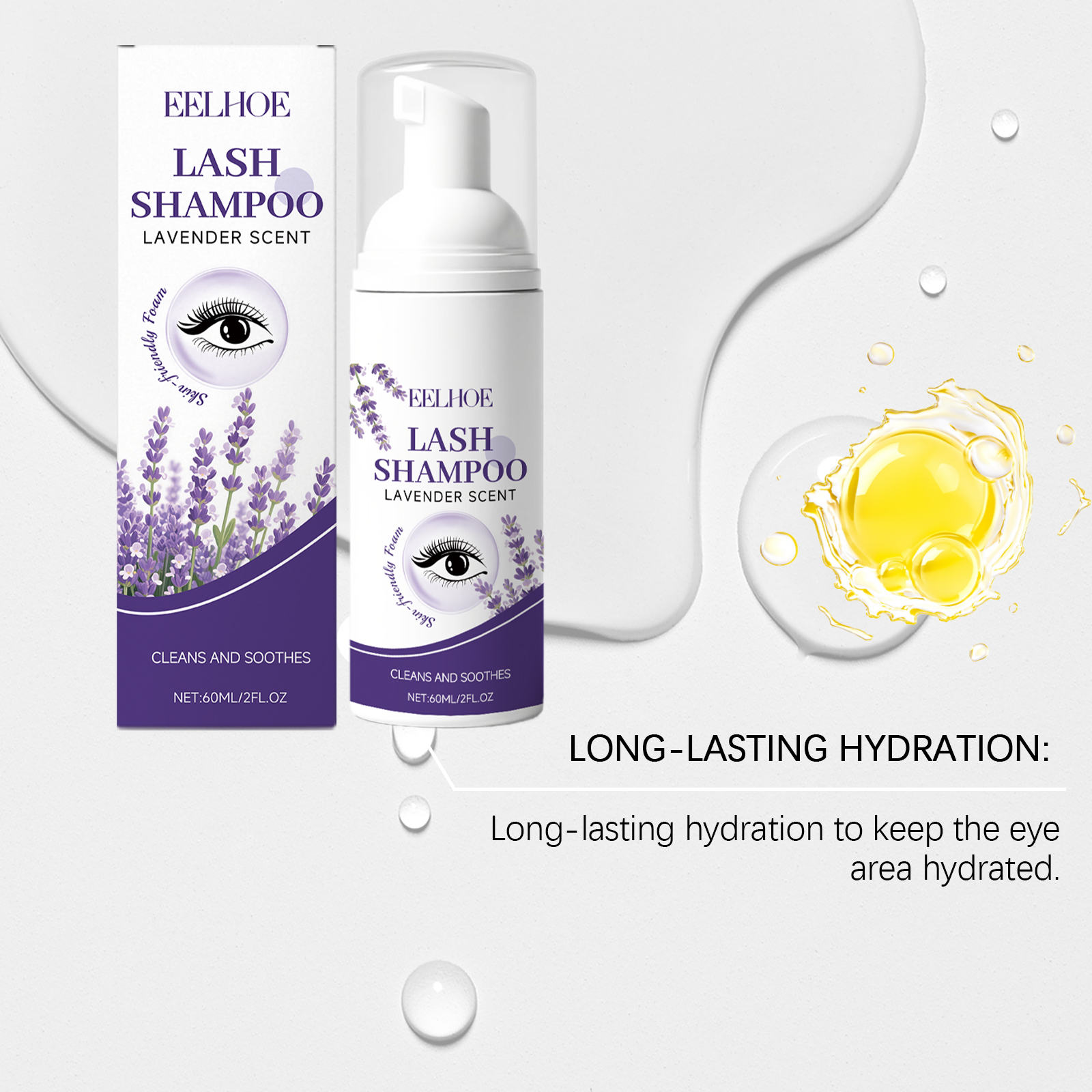 Gentle Lash Cleansing Mousse E - огляд і ціна Eyelash Extension Wash Kit
