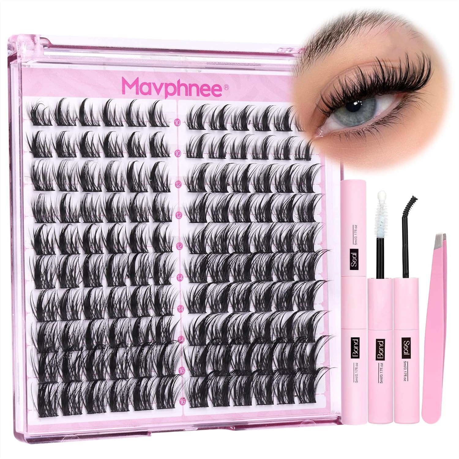 Natural Lash Clusters Kit, 120 - огляд і ціна Eyelash Extension Images Free