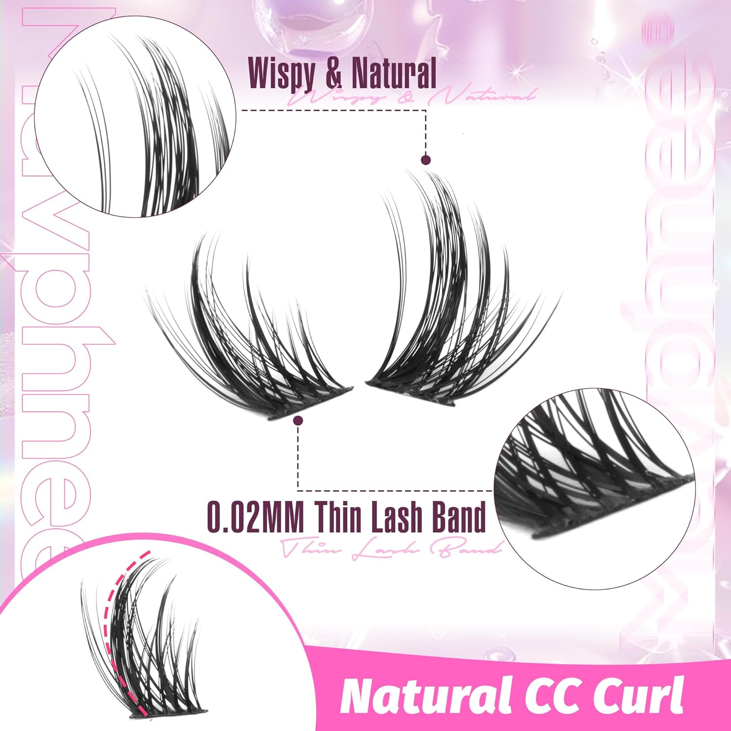 Natural Lash Clusters Kit, 120 - огляд і ціна Eyelash Extension Images Free