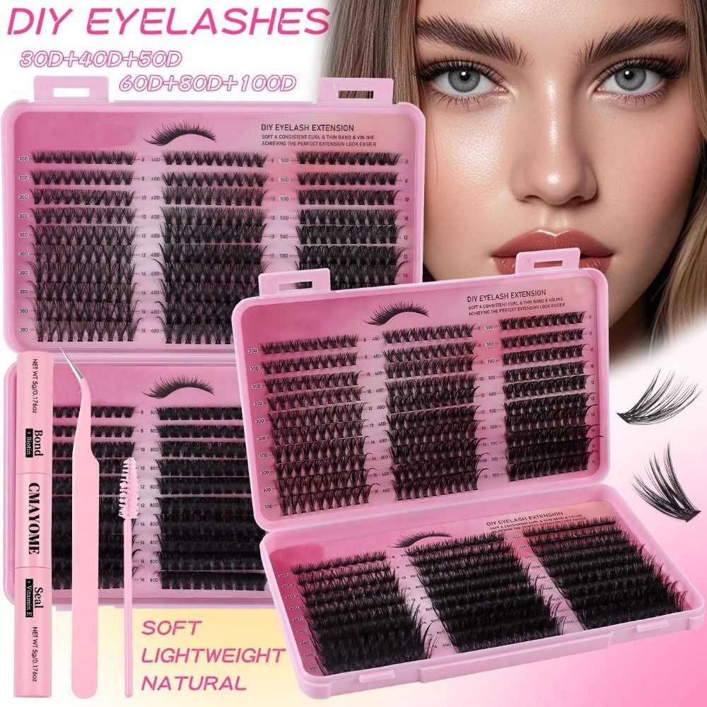 Bond and Seal False Eyelashes  - огляд і ціна Eyelash Extension Natural Look