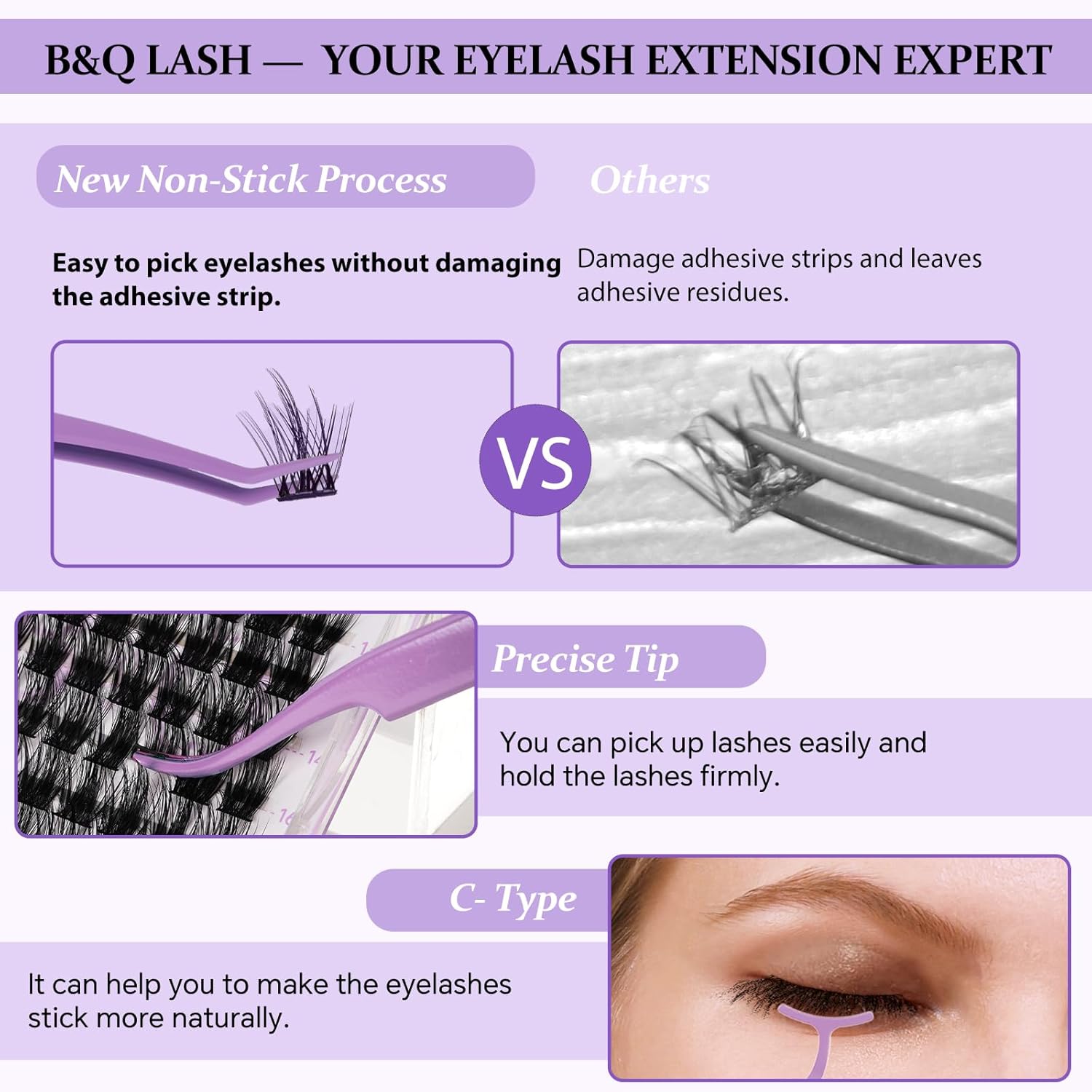 Eyelash Applicator Tool Kit 3  - огляд і ціна Eyelash Extension Images Free