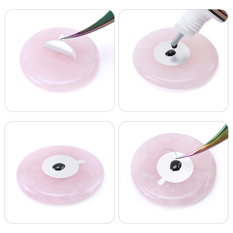 Glue Pallet Eyelashes Extensio - огляд і ціна Lash Mapping Sticker