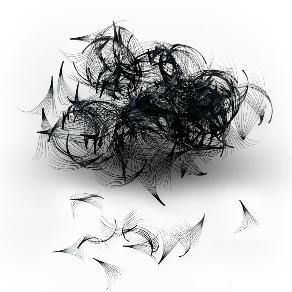 Tbestt Premade Fans Lashes 10D - огляд і ціна Eyelash Extension Russian Volume