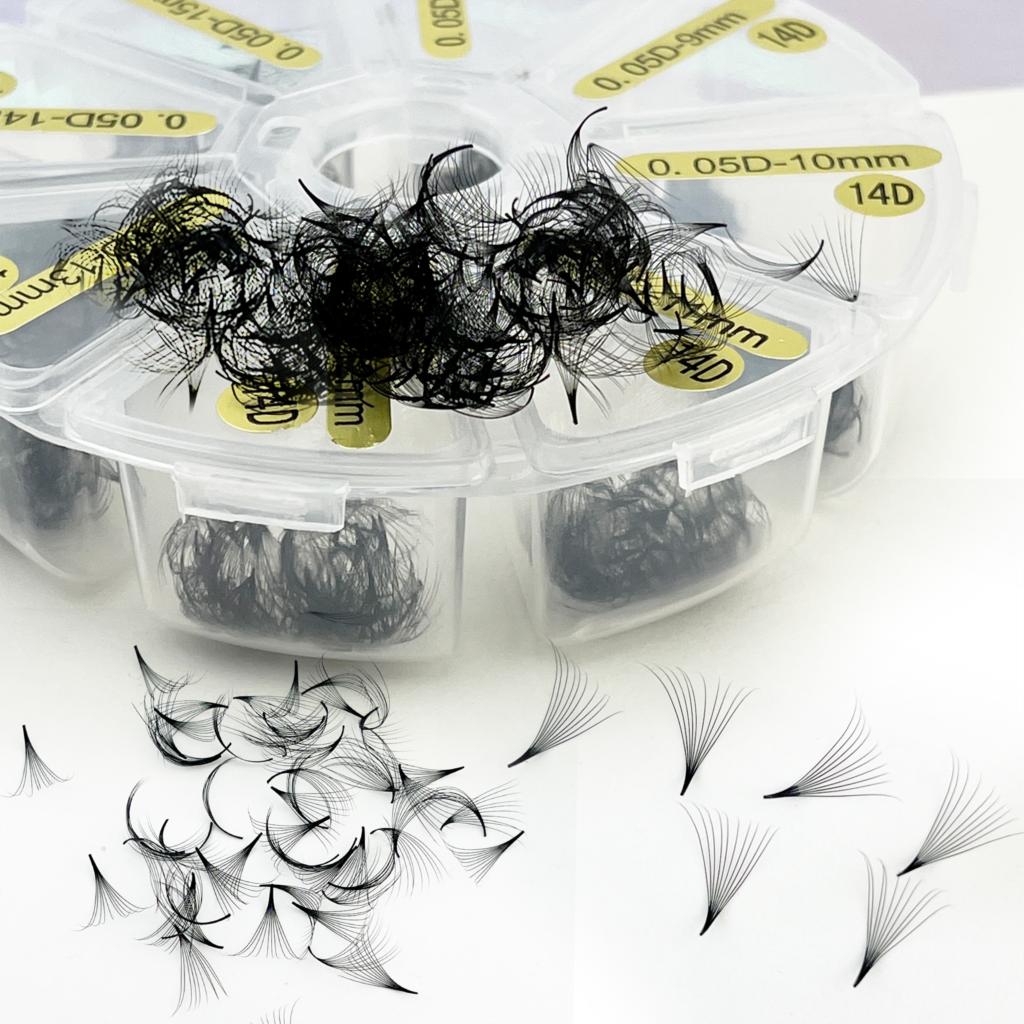 Tbestt Premade Fans Lashes 10D - огляд і ціна Eyelash Extension Russian Volume