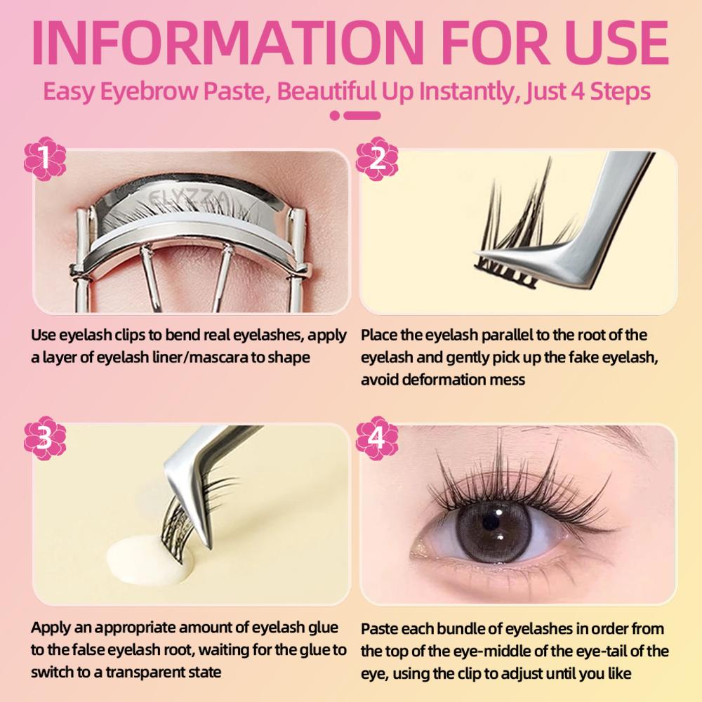 Wet Tip Comic Eye False Eyelas - огляд і ціна Eyelash Extension Japanese Style
