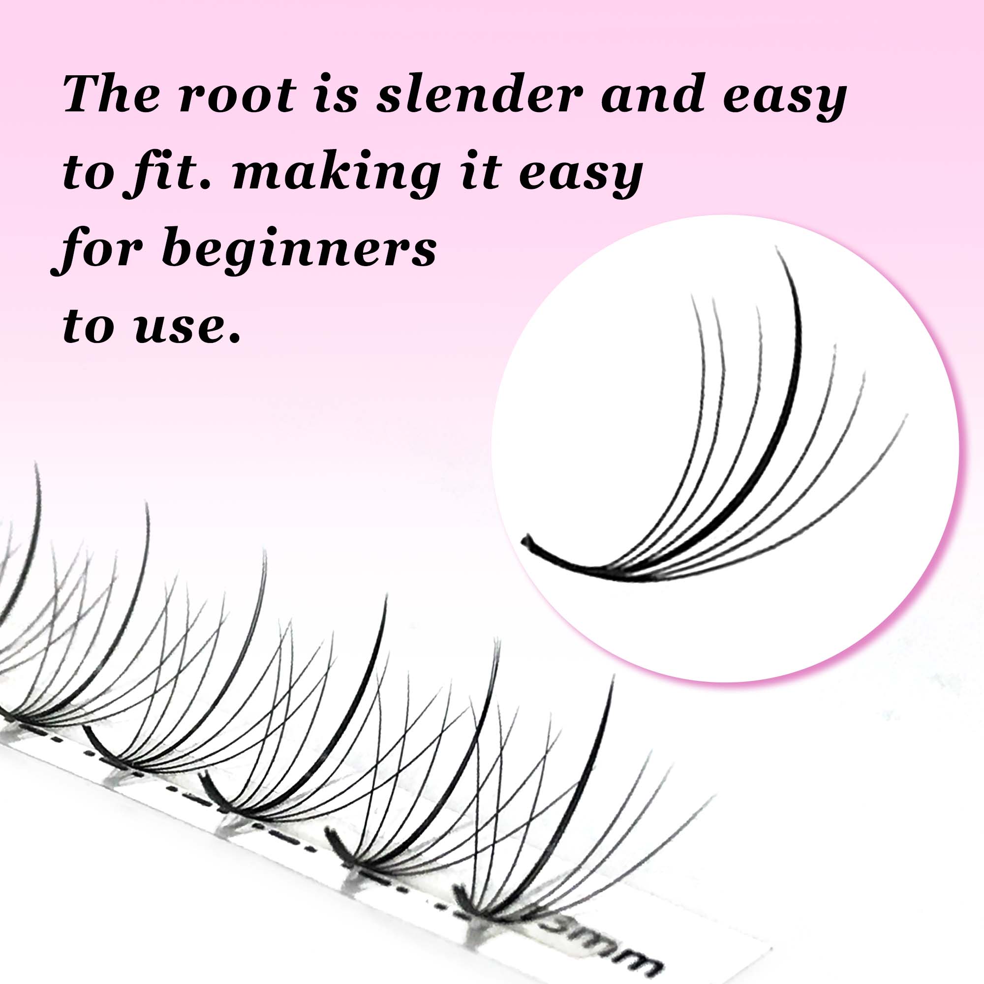 CoMango 7D Wispy Premade Fans  - огляд і ціна Eyelash Extension Hybrid