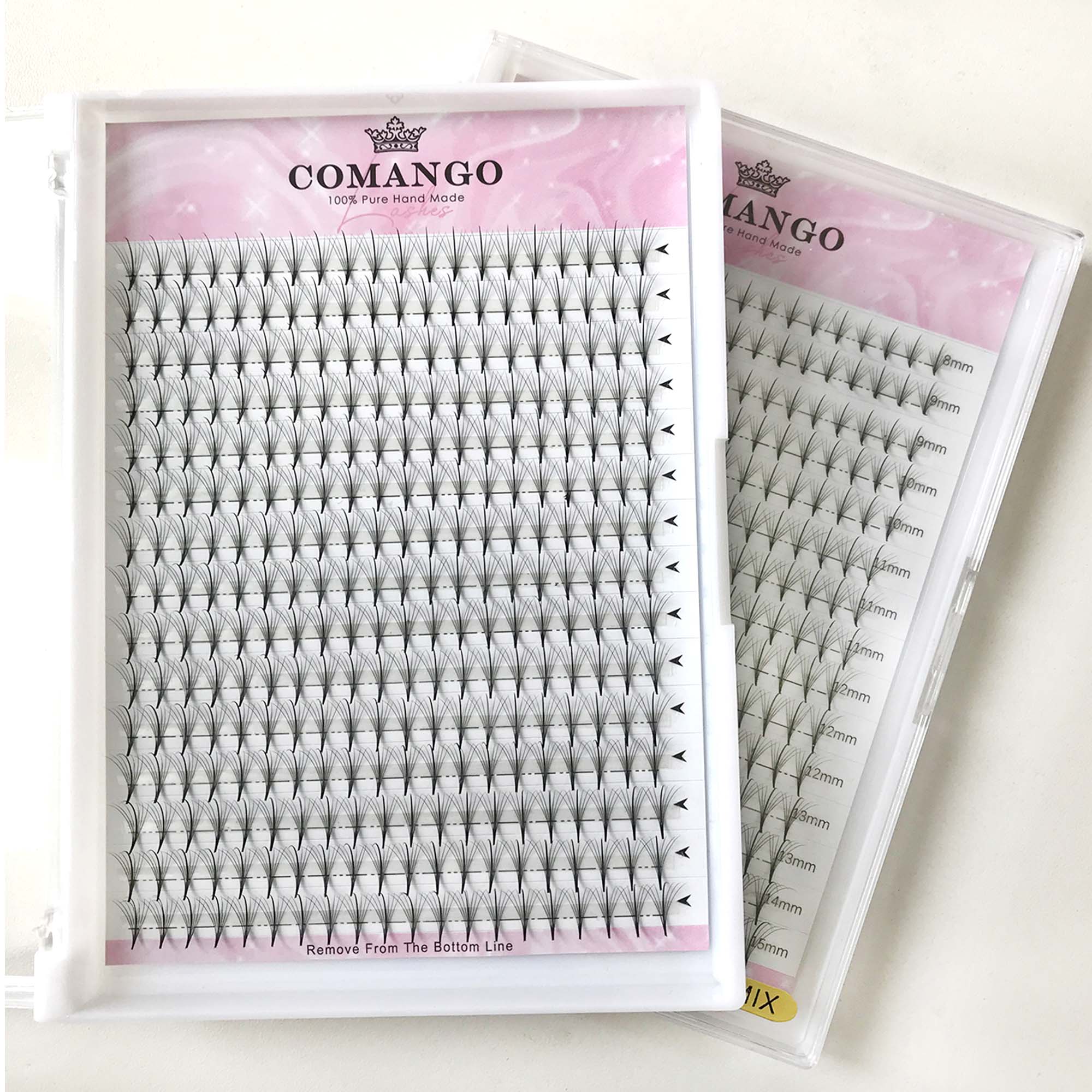CoMango 7D Wispy Premade Fans  - огляд і ціна Eyelash Extension Hybrid