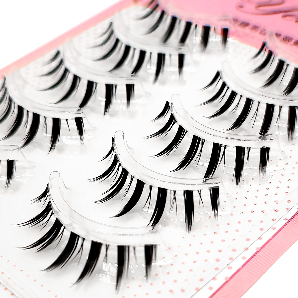 Yelix 5 Pairs False Eyelashes  - огляд і ціна Eyelash Extension Japanese Style