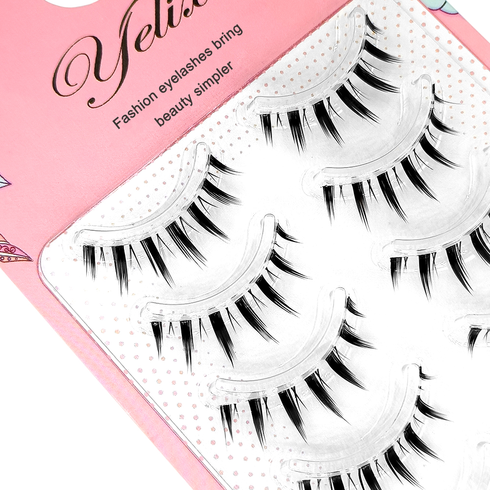 Yelix 5 Pairs False Eyelashes  - огляд і ціна Eyelash Extension Japanese Style
