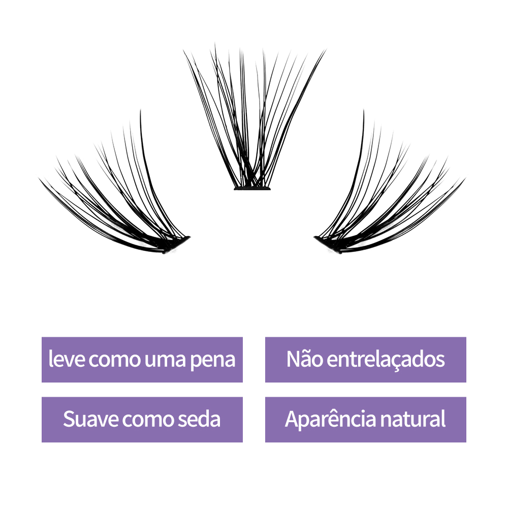 Wendy Lashes 5pcs/Lot Cluster  - огляд і ціна Eyelash Extension Russian Volume