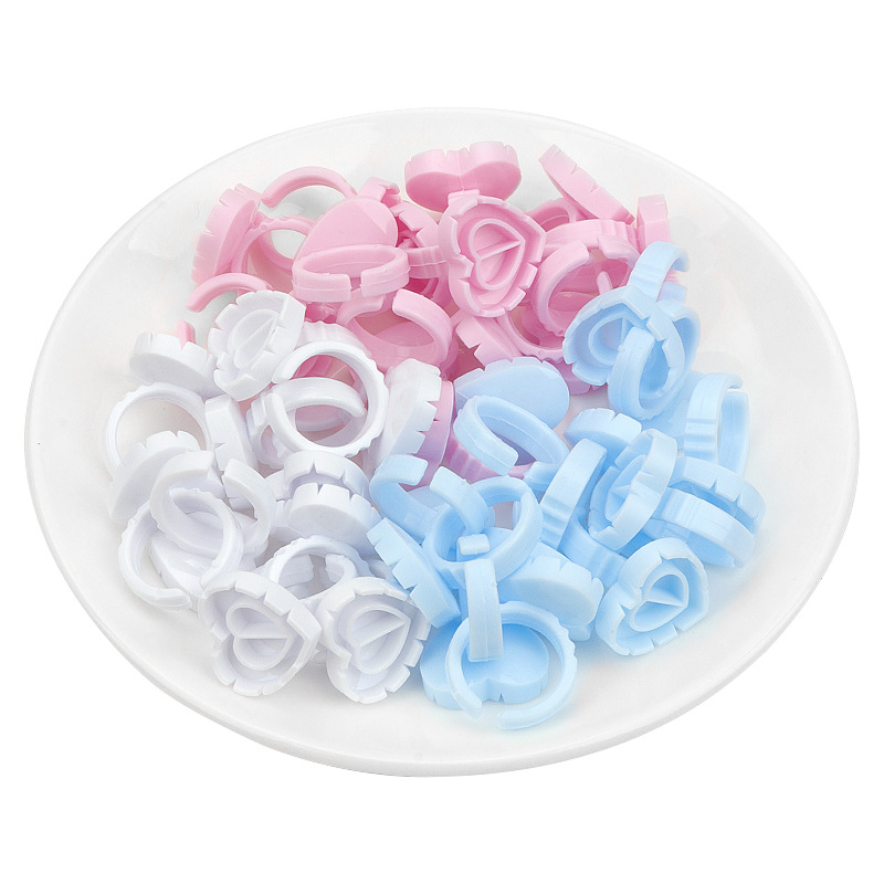 100 PCS Disposable Heart-shape - огляд і ціна Eyelash Extension Double Lash