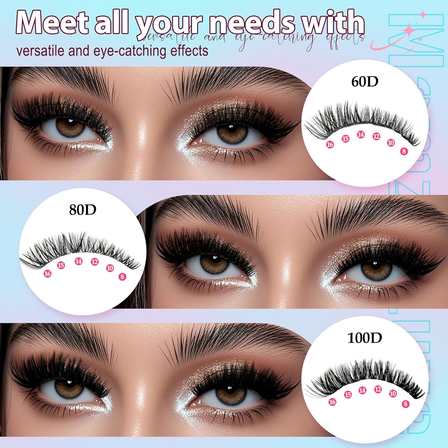 708Pcs Lash Clusters Kit 30D-1 - огляд і ціна Eyelash Extension Images Free
