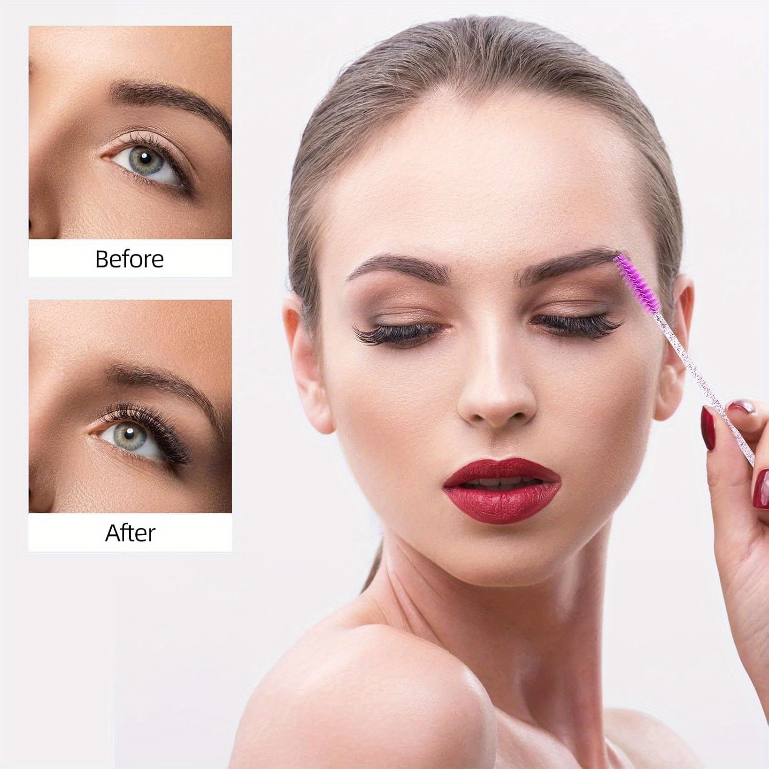 100pcs Disposable Eyelash Brus - огляд і ціна Micro Brush Applicator